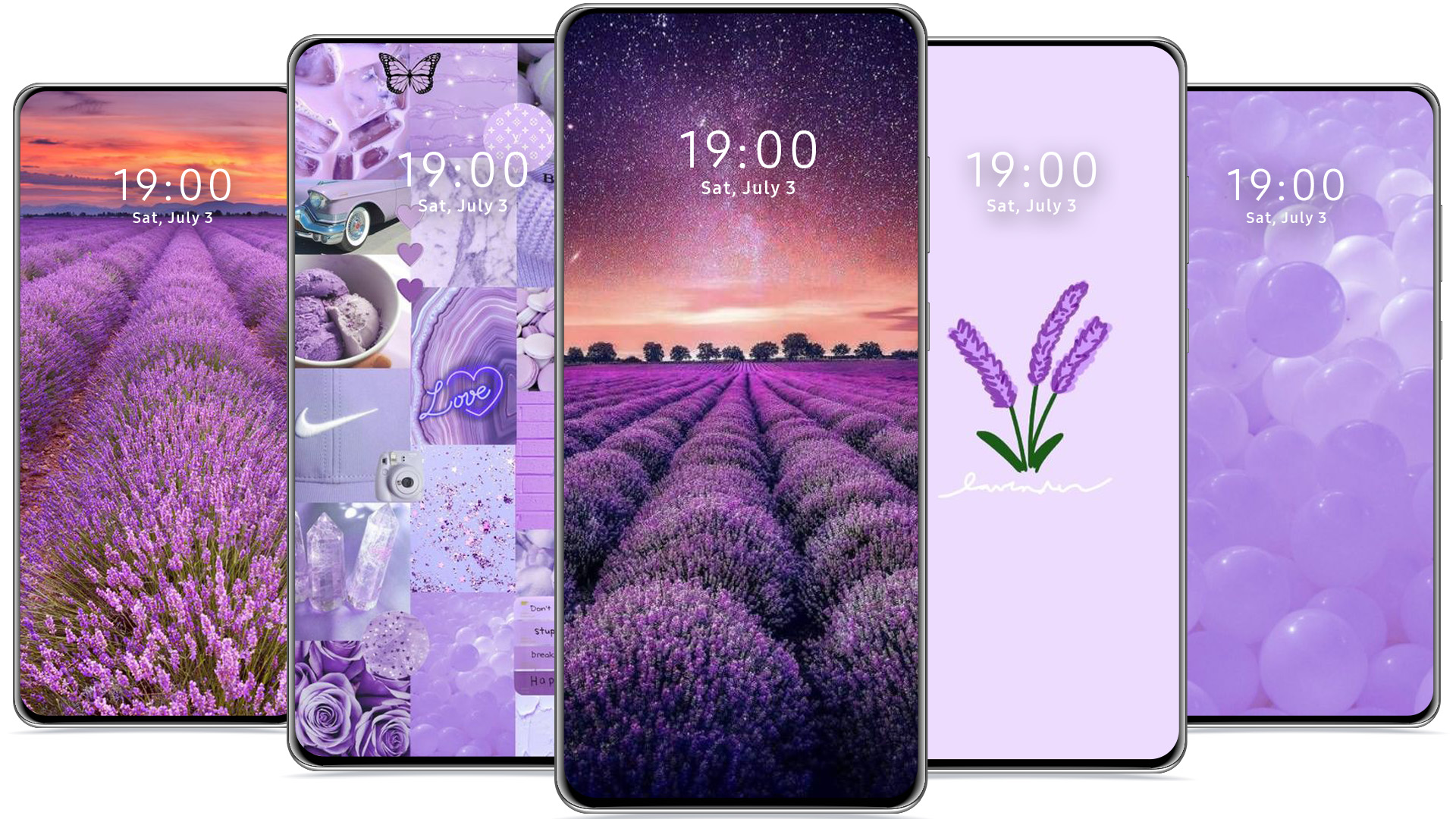 اسکرین شات 3 برنامه Purple Wallpaper
