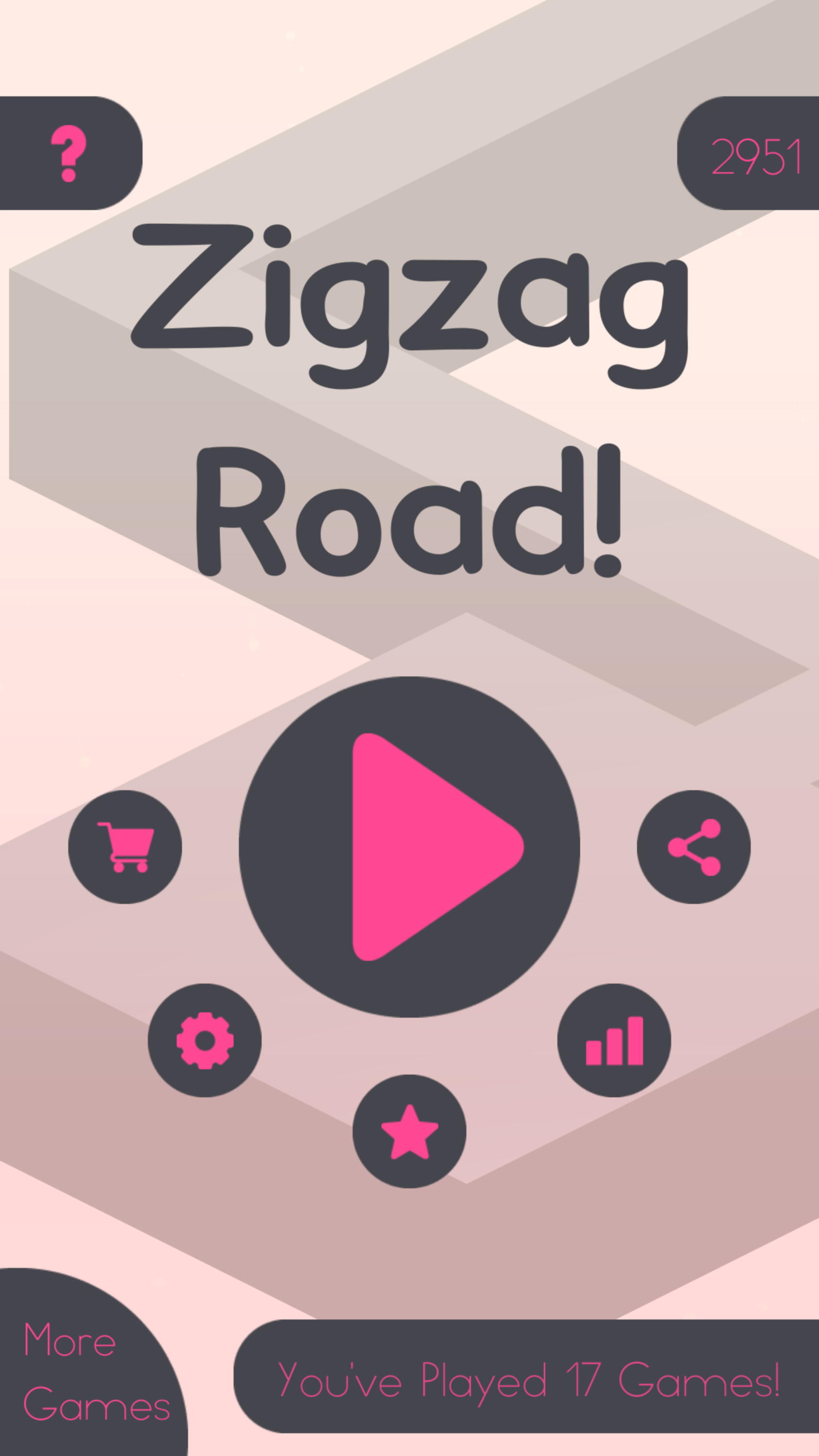 اسکرین شات 1 بازی ⚡ Zigzag Road! ⚡