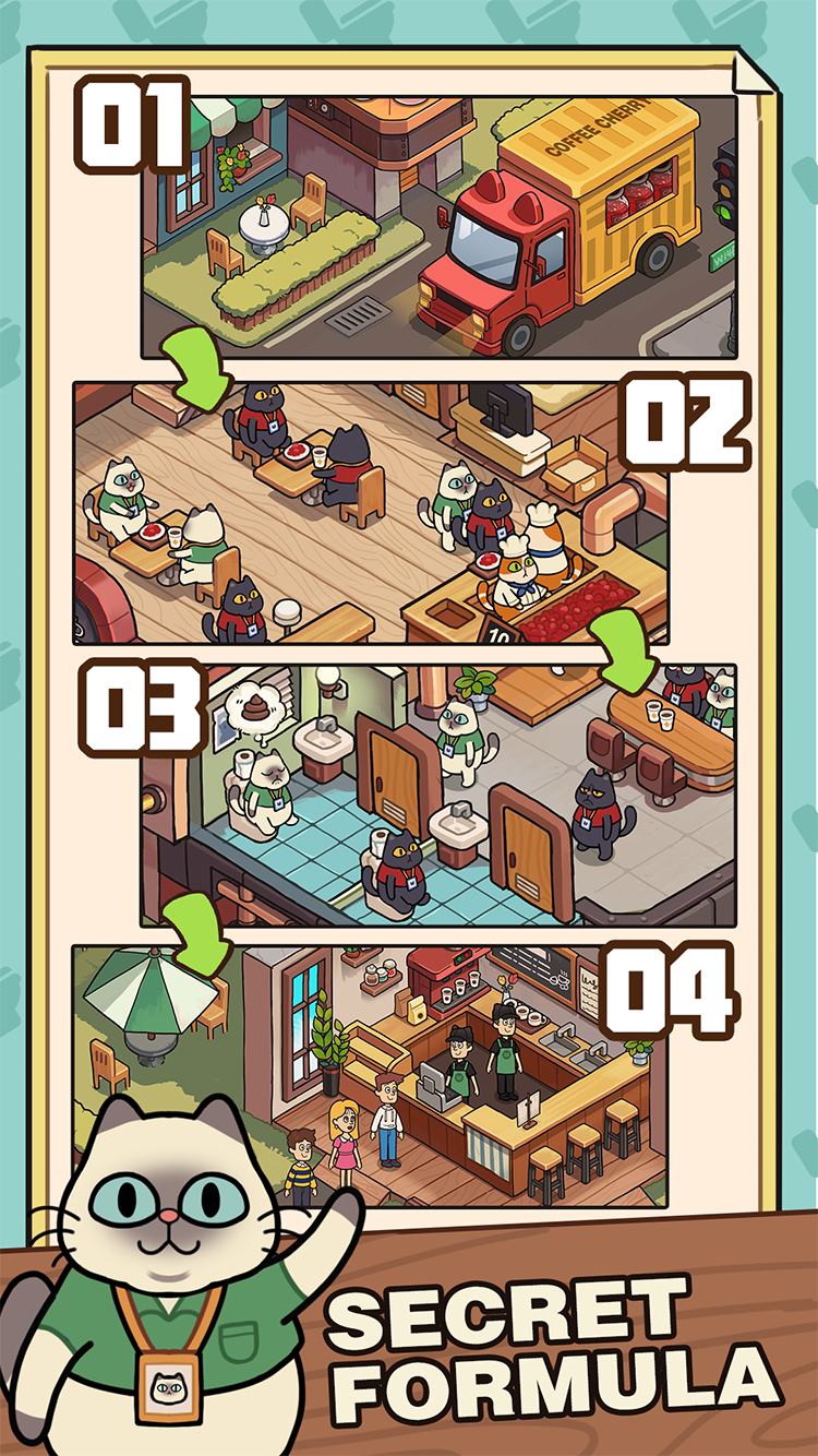 اسکرین شات 4 بازی My Purrfect Poo Cafe