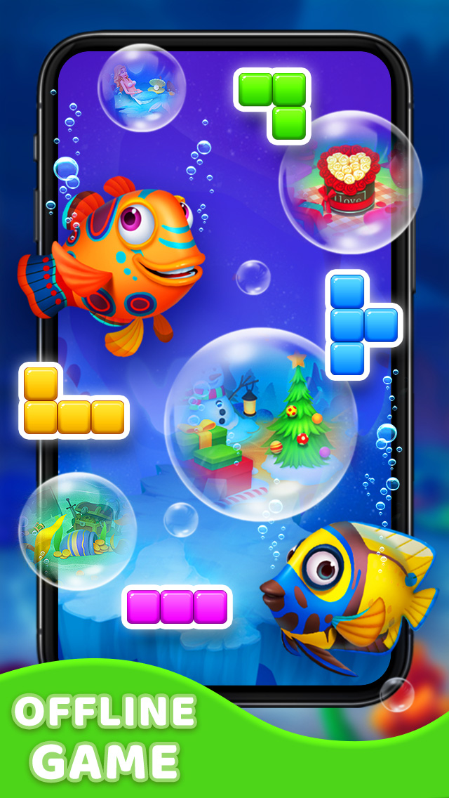 اسکرین شات 4 بازی Block Puzzle Fish