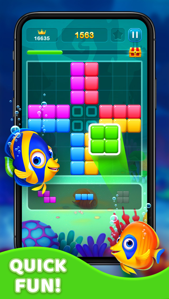 اسکرین شات 3 بازی Block Puzzle Fish