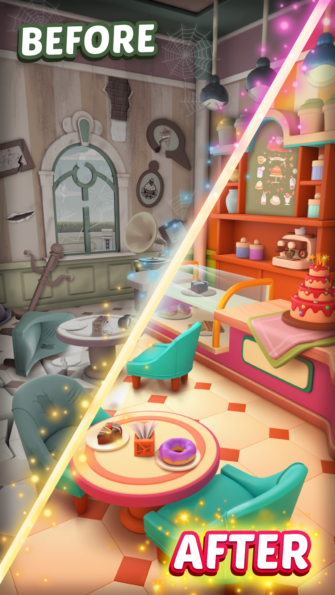 اسکرین شات 4 بازی Merge Fever: Merge & Design!