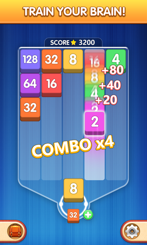 اسکرین شات 3 بازی Number Tiles - Merge Puzzle
