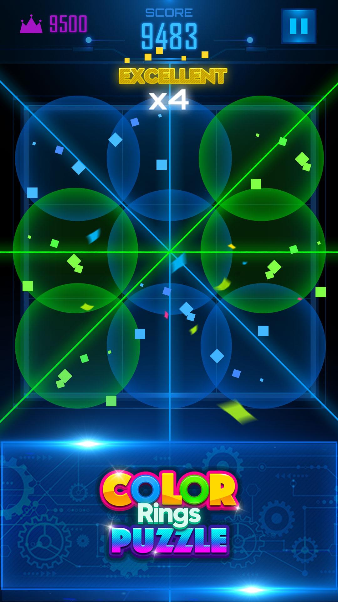 اسکرین شات 4 بازی Color Rings Puzzle