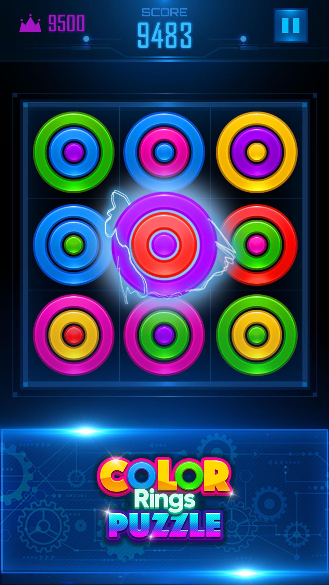 اسکرین شات 5 بازی Color Rings Puzzle