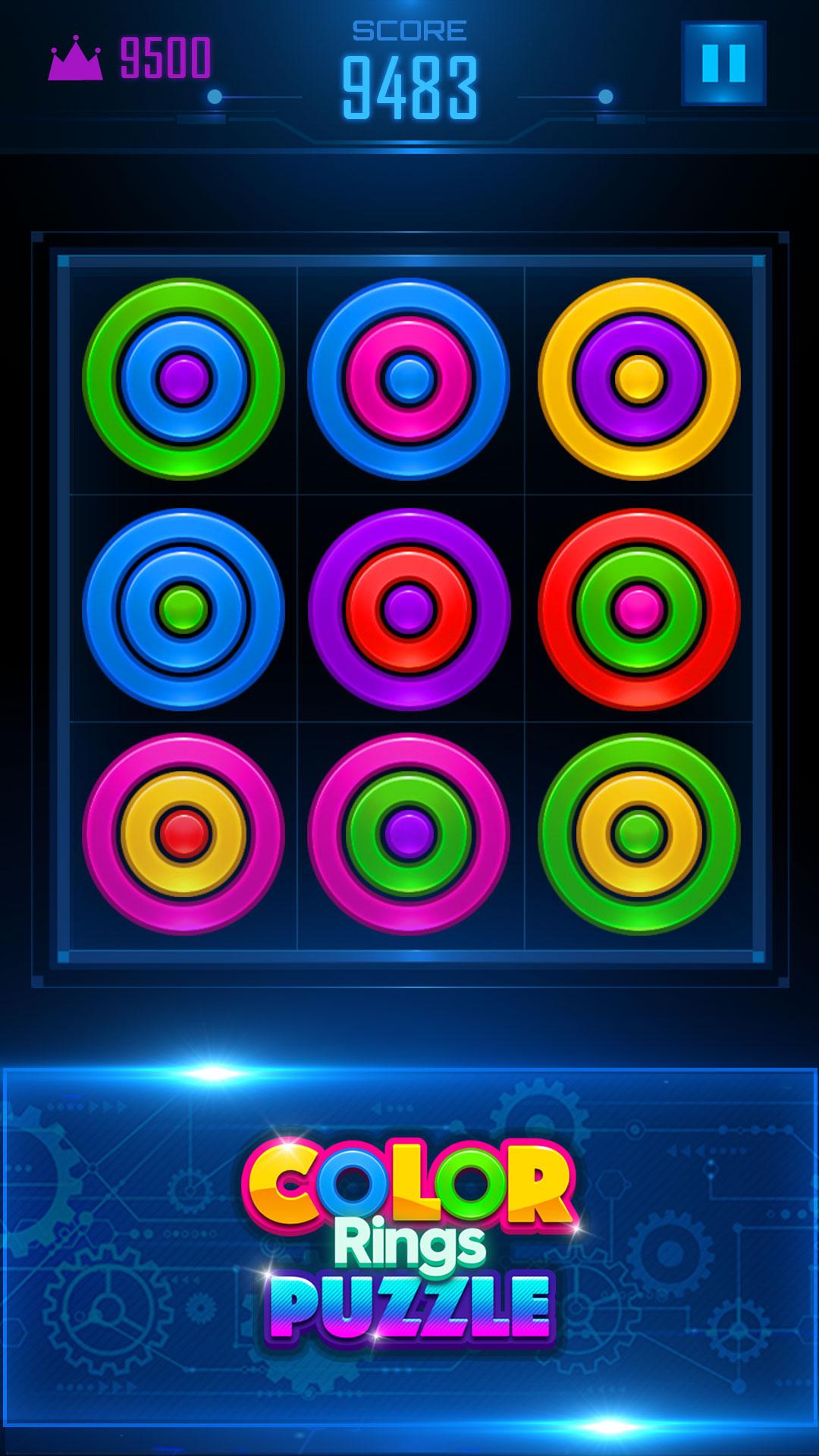 اسکرین شات 1 بازی Color Rings Puzzle