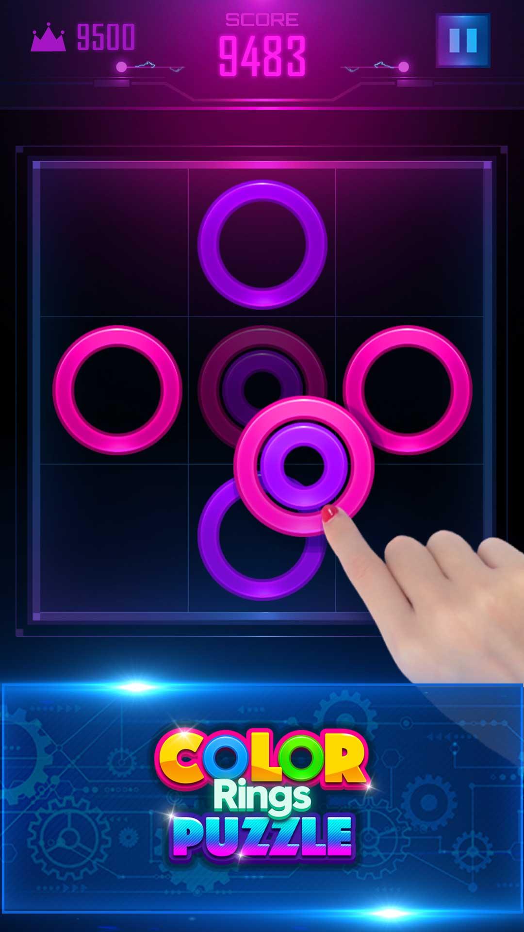 اسکرین شات 6 بازی Color Rings Puzzle
