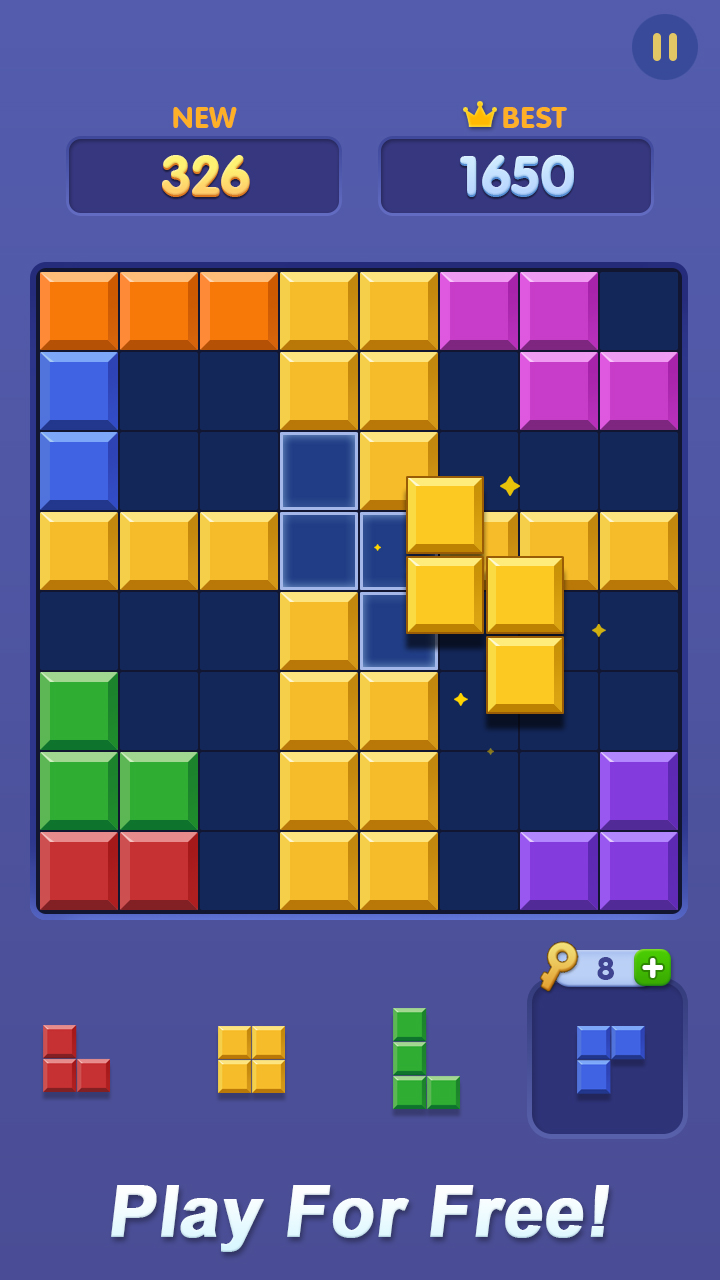 اسکرین شات 2 بازی Puzzle Test - Block Puzzle