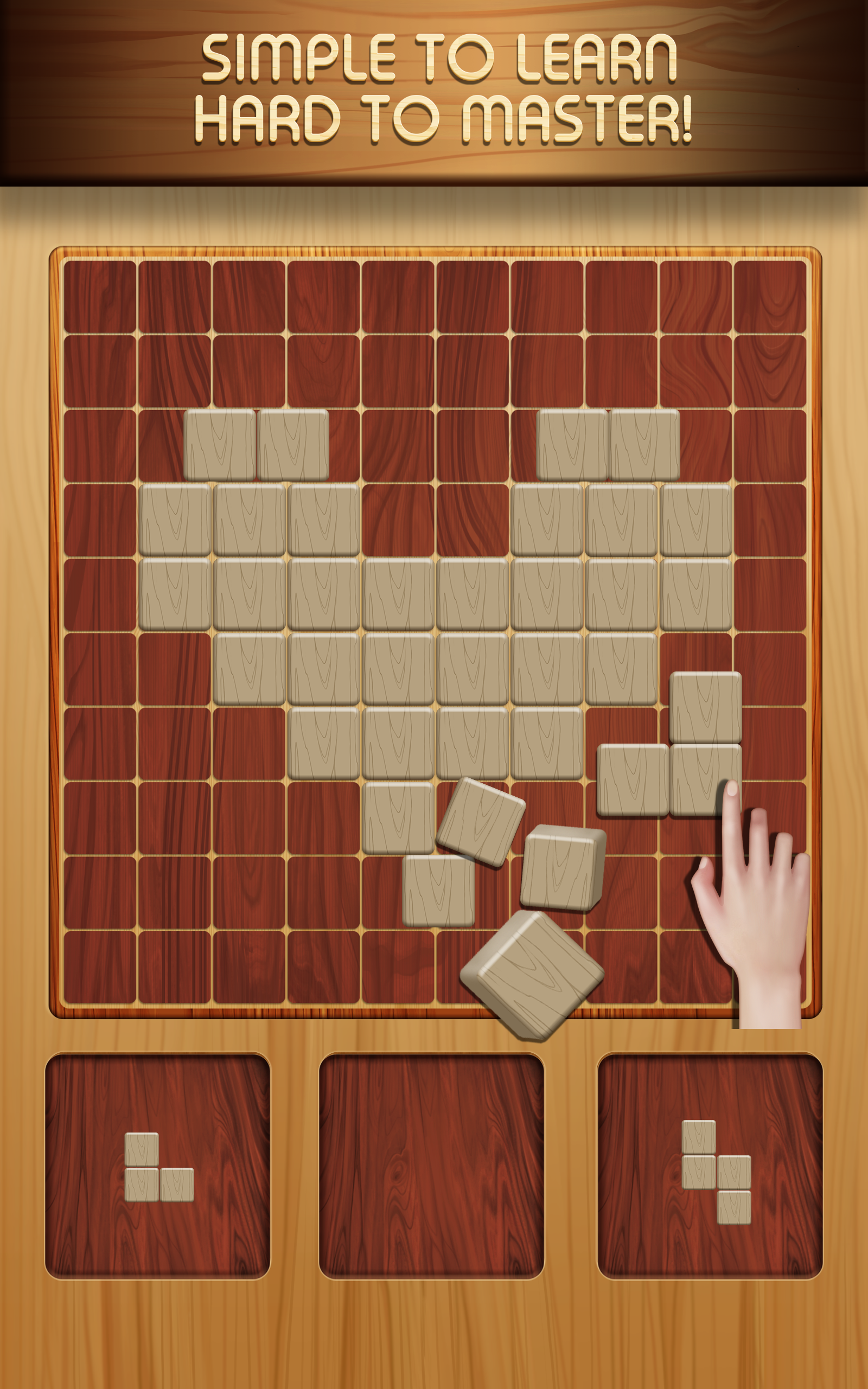 اسکرین شات 2 بازی Classic Block Puzzle Wood 1010