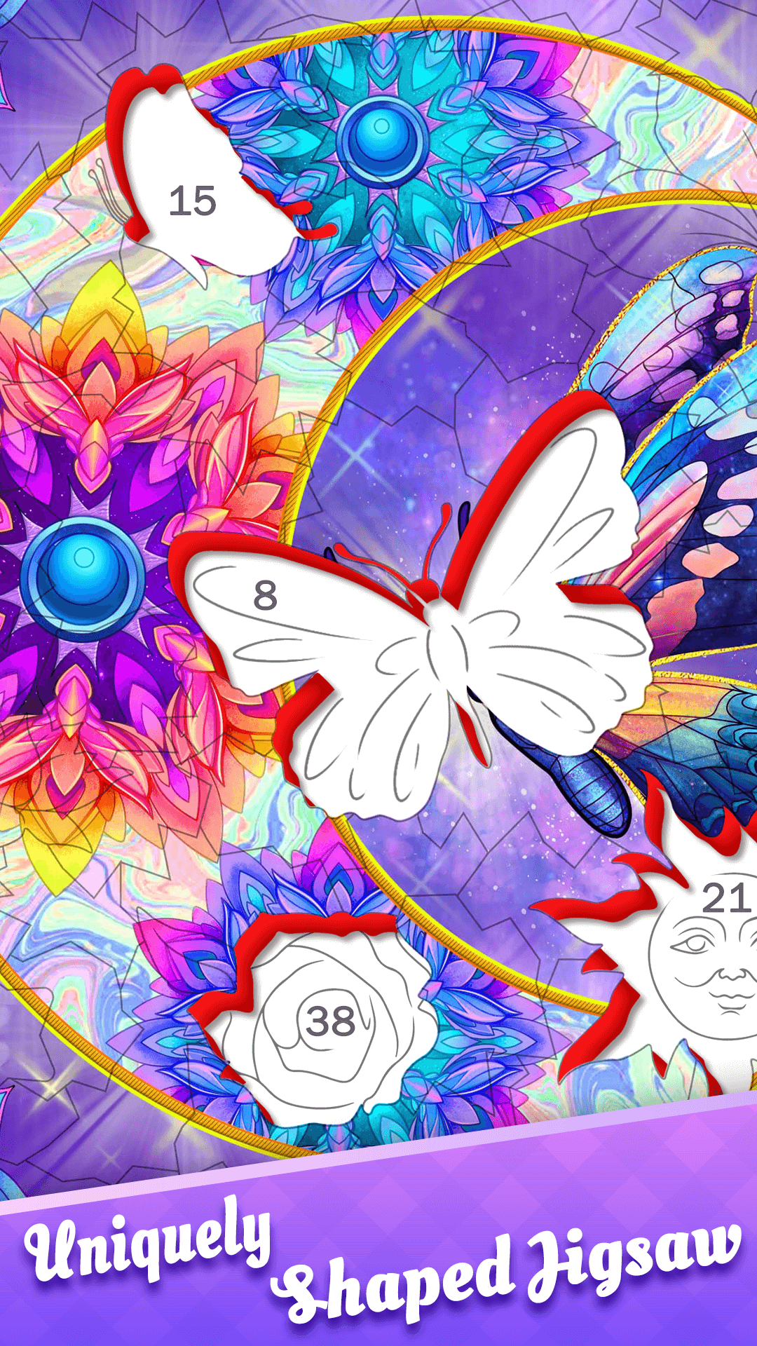 اسکرین شات 2 بازی Tap Color Jigsaw