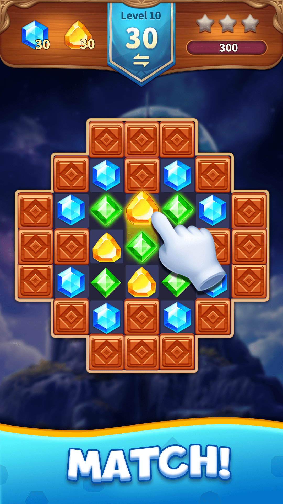 اسکرین شات 1 بازی Jewels Adventure Match Blast