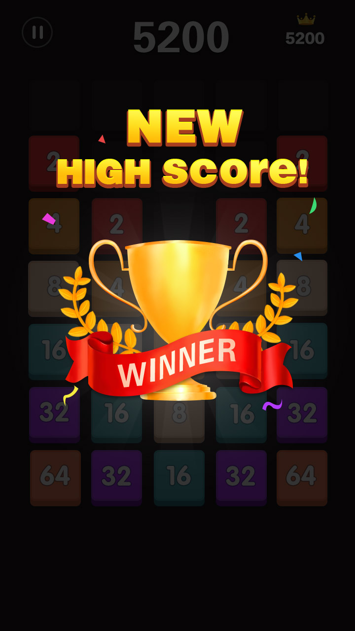 اسکرین شات 8 بازی Merge Block - number games