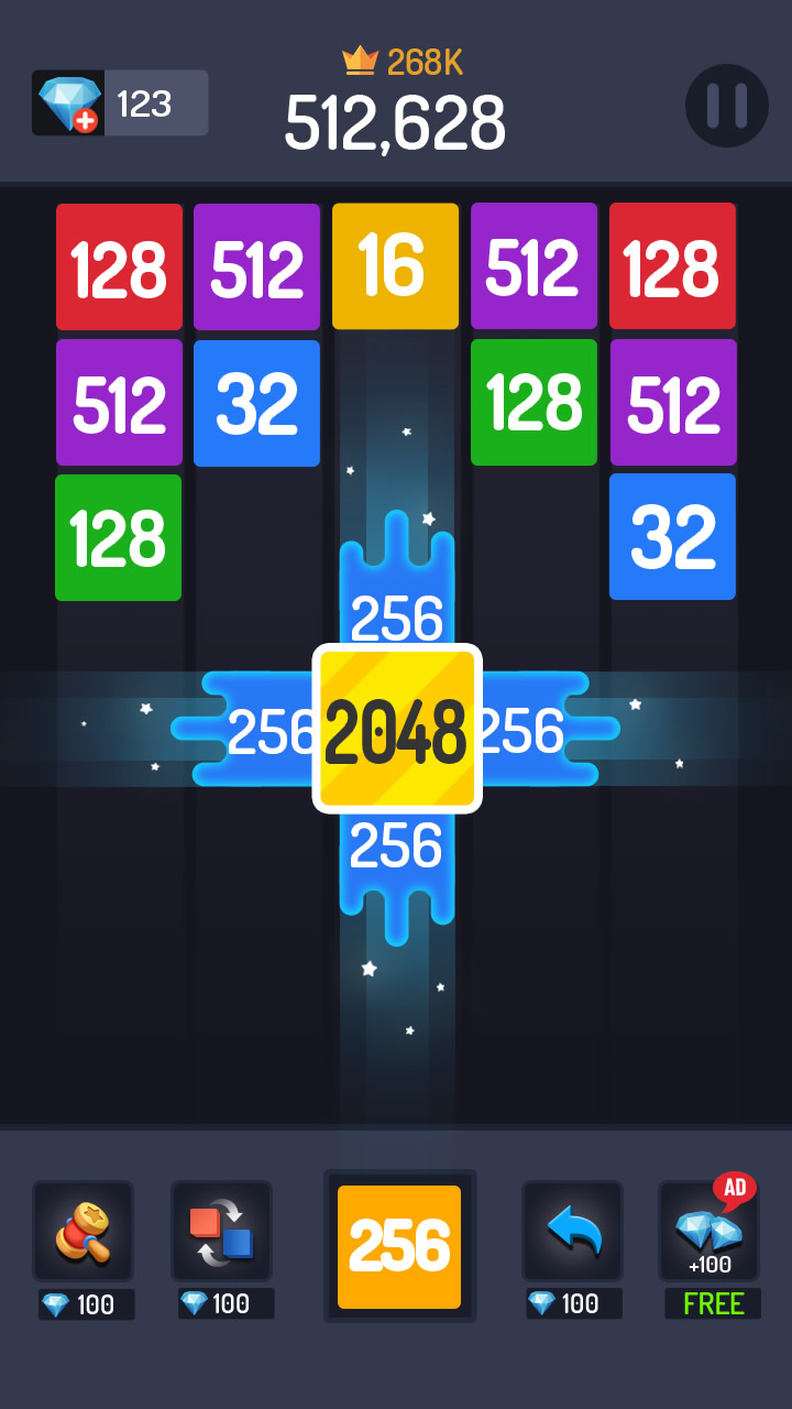 اسکرین شات 7 بازی Numbers Game - 2048 Merge
