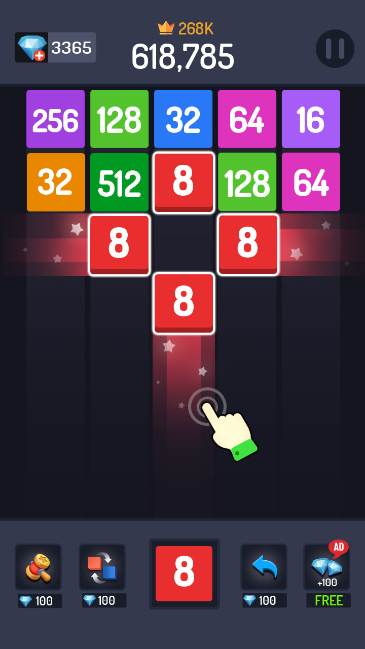 اسکرین شات 4 بازی Numbers Game - 2048 Merge