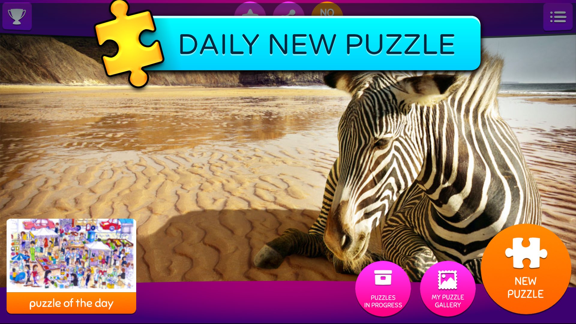 اسکرین شات 6 بازی Jigsaw puzzles - PuzzleTime