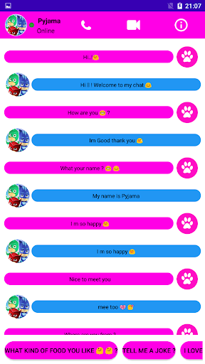 اسکرین شات 3 برنامه 📱Call Pj Heroes Wasks - Funny - GEKKO Talk!