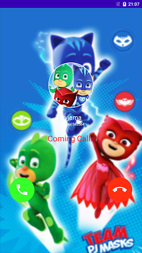 اسکرین شات 5 برنامه 📱Call Pj Heroes Wasks - Funny - GEKKO Talk!