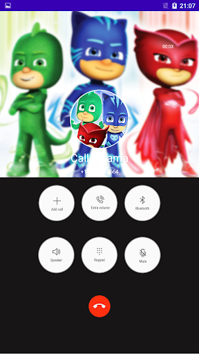 اسکرین شات 6 برنامه 📱Call Pj Heroes Wasks - Funny - GEKKO Talk!