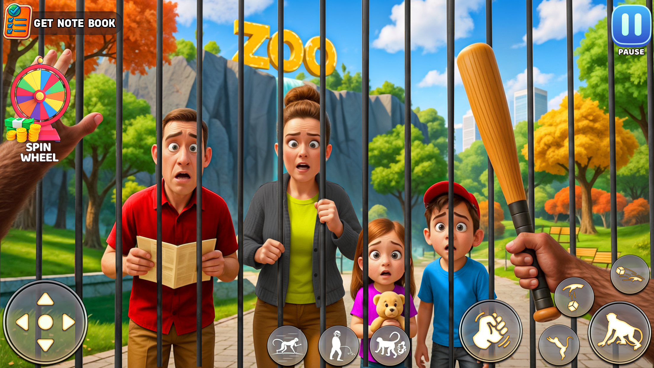 اسکرین شات 6 بازی I'M Prankster Monkey Zoo Chaos