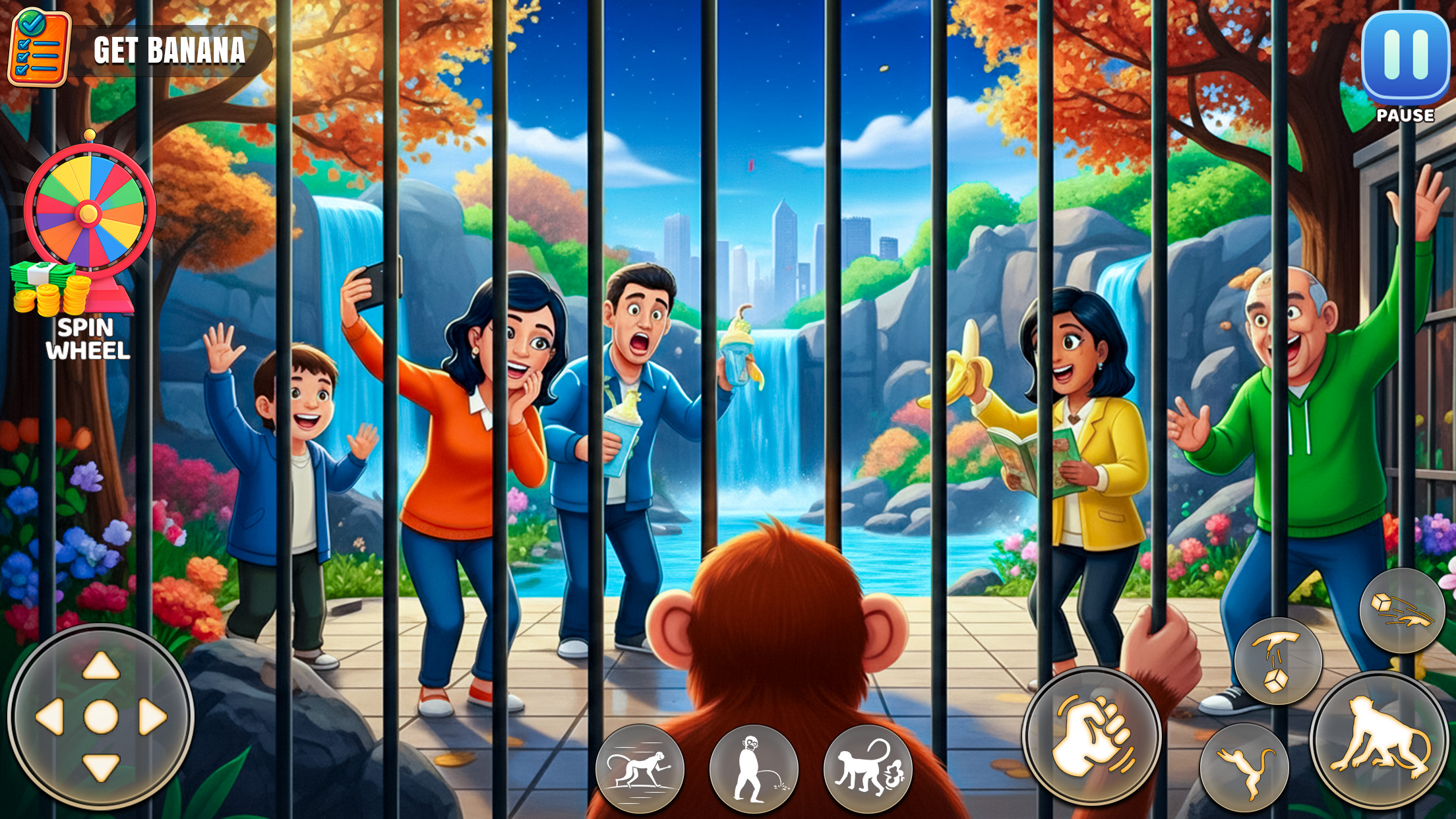 اسکرین شات 4 بازی I'M Prankster Monkey Zoo Chaos