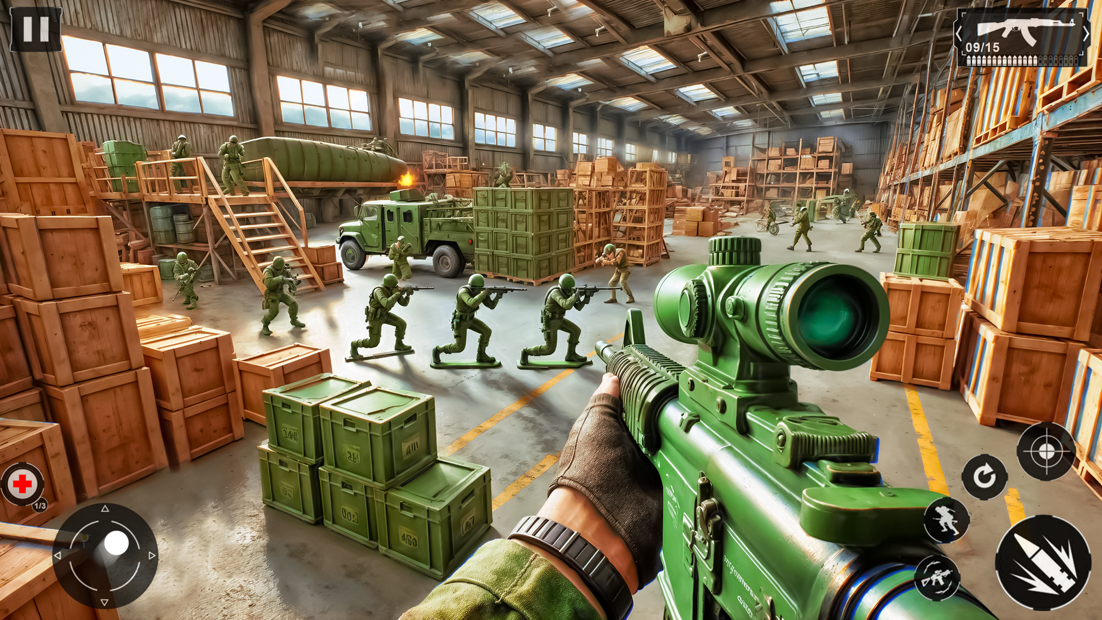 اسکرین شات 5 بازی Plastic Army Battlegrounds