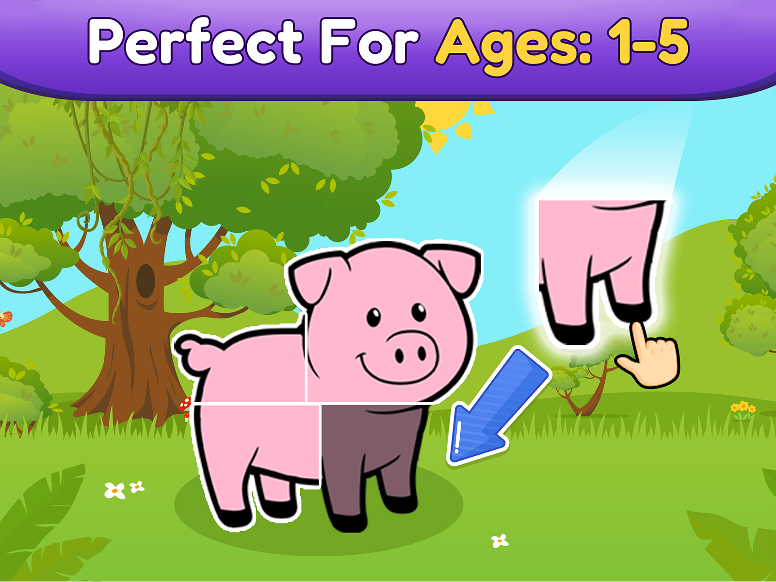 اسکرین شات 3 بازی Baby Puzzle Games for Toddlers