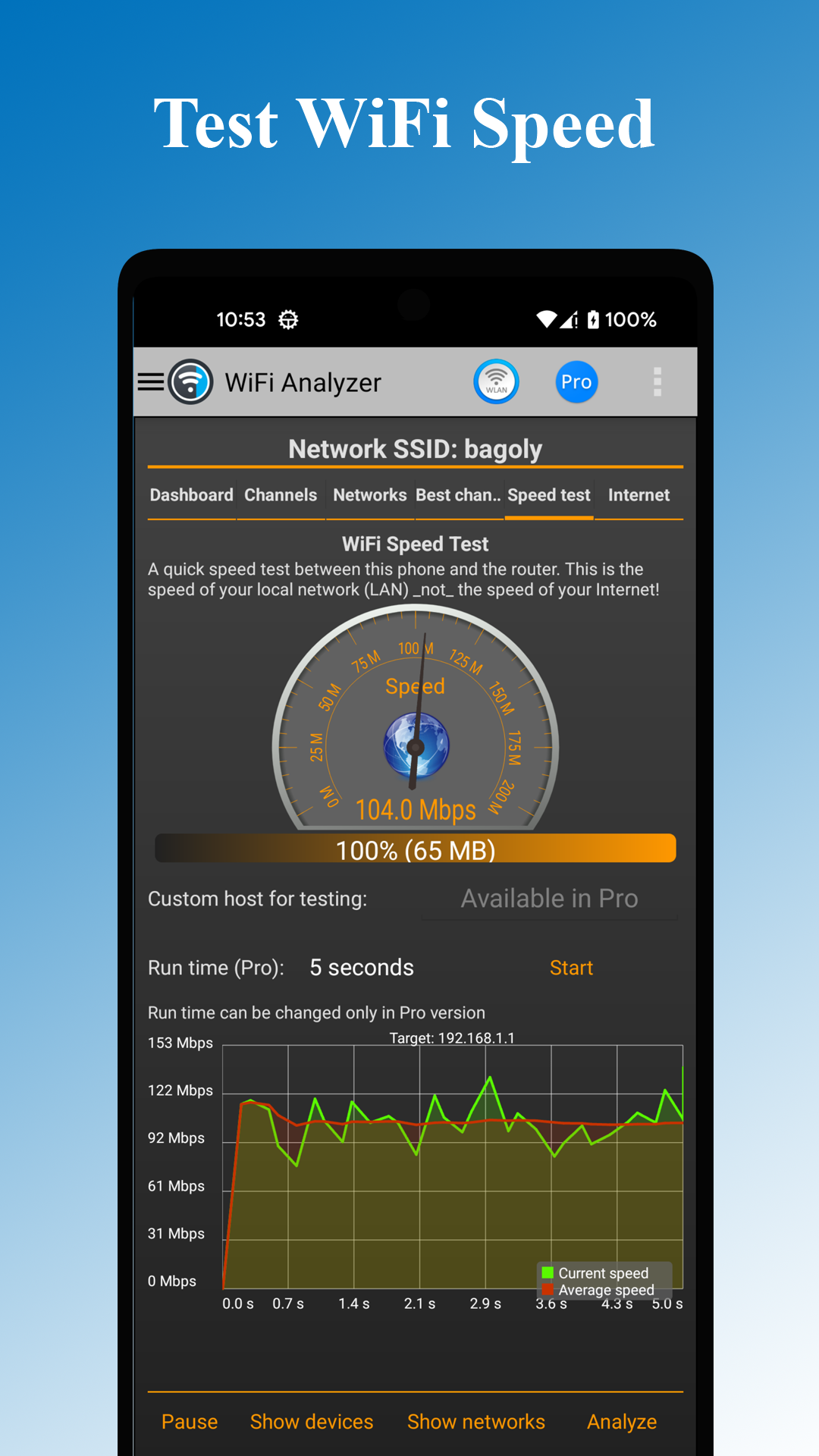 اسکرین شات 5 برنامه WiFi Analyzer: Network Scanner