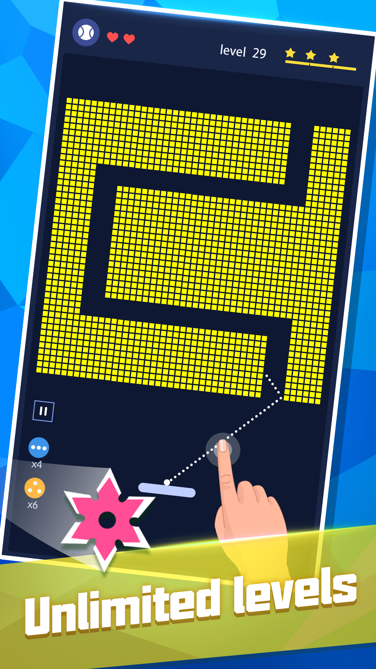 اسکرین شات 2 بازی Break Bricks - Bricks Breaker