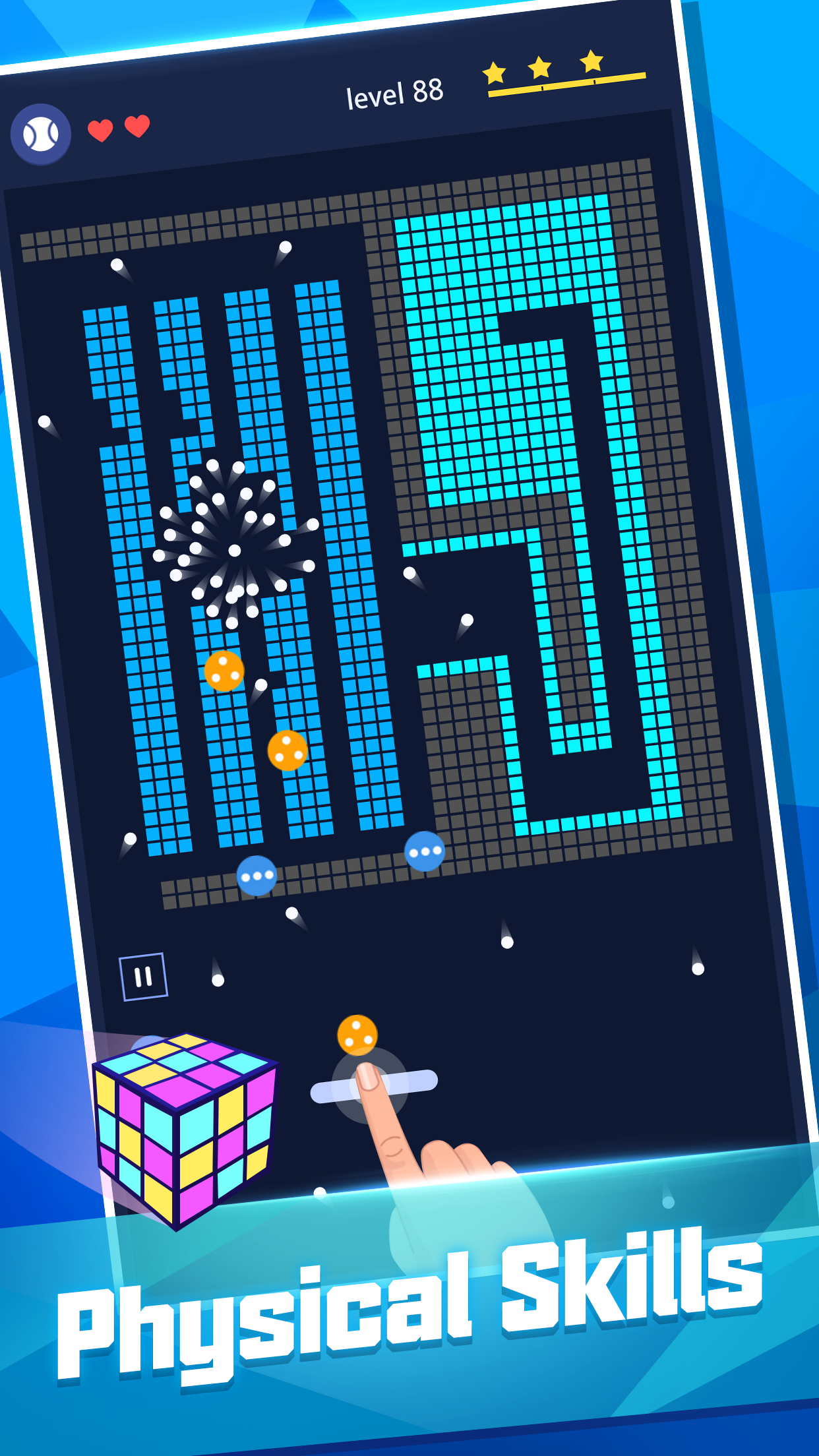 اسکرین شات 3 بازی Break Bricks - Bricks Breaker