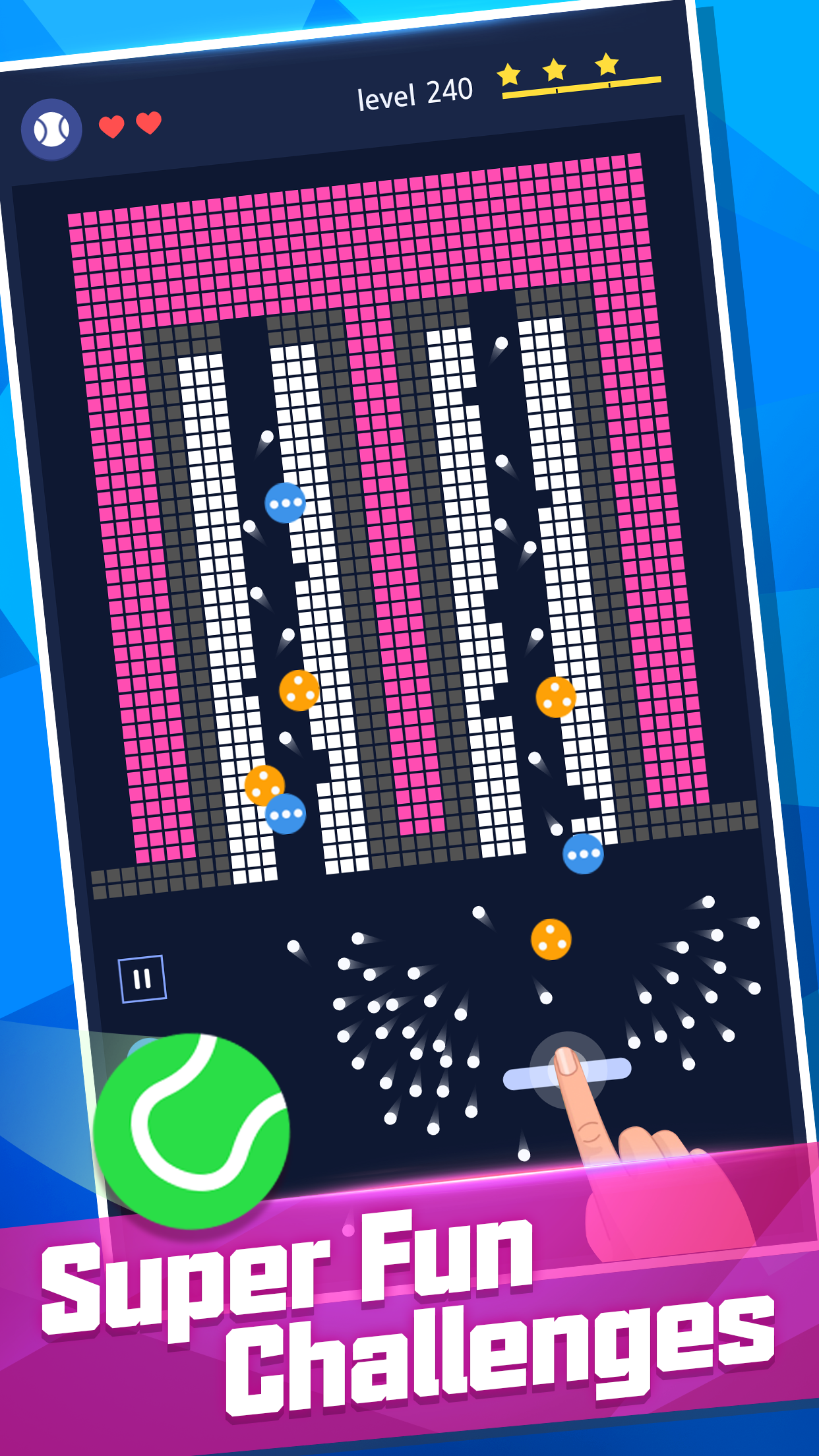 اسکرین شات 4 بازی Break Bricks - Bricks Breaker