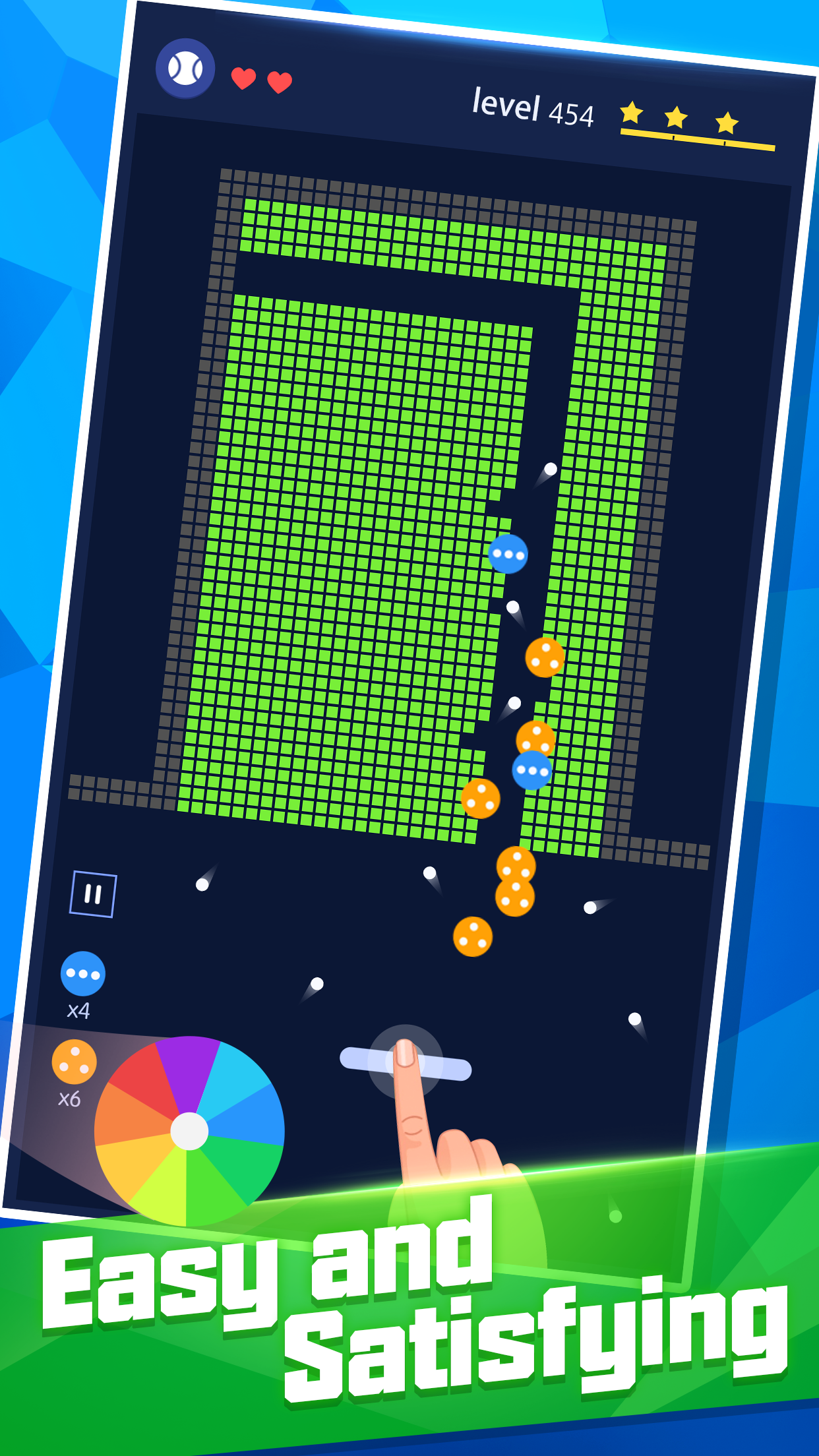اسکرین شات 1 بازی Break Bricks - Bricks Breaker