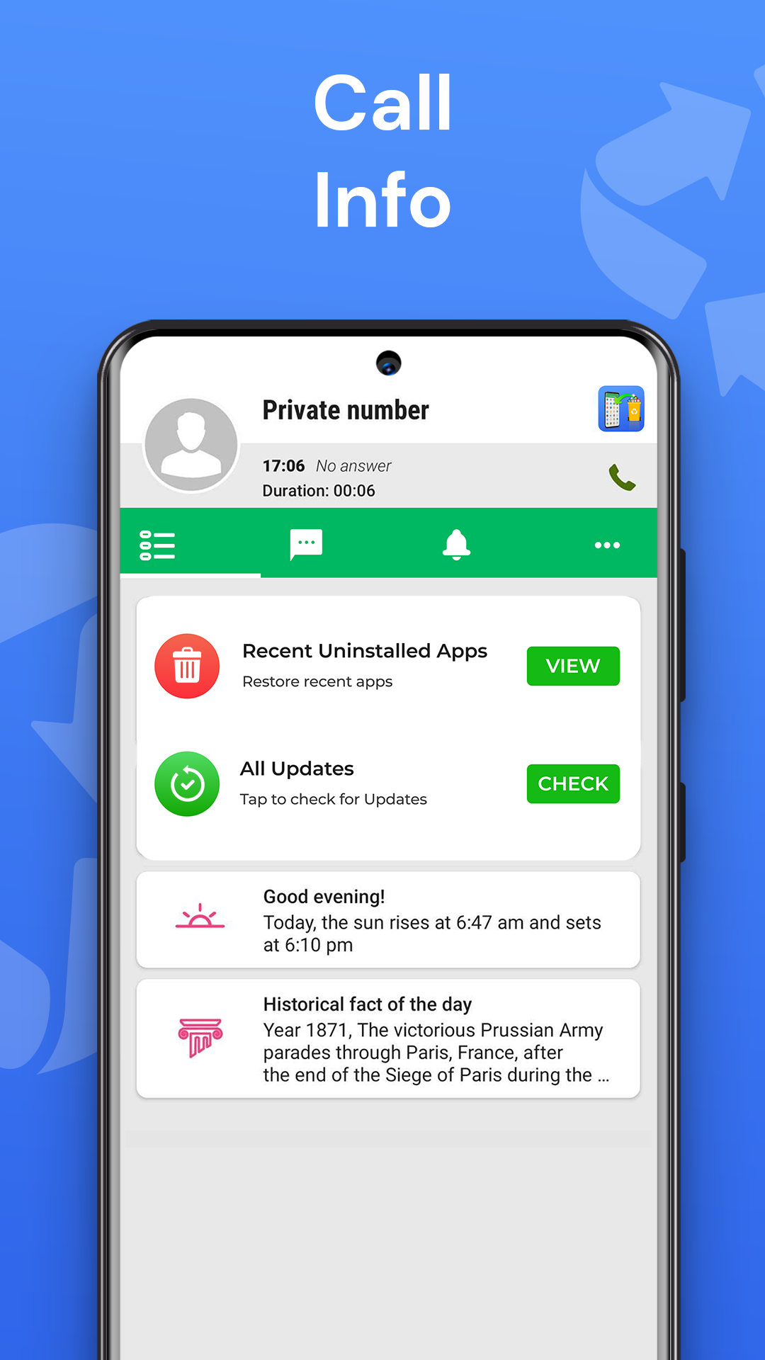 اسکرین شات 4 برنامه App Recovery: Restore Deleted