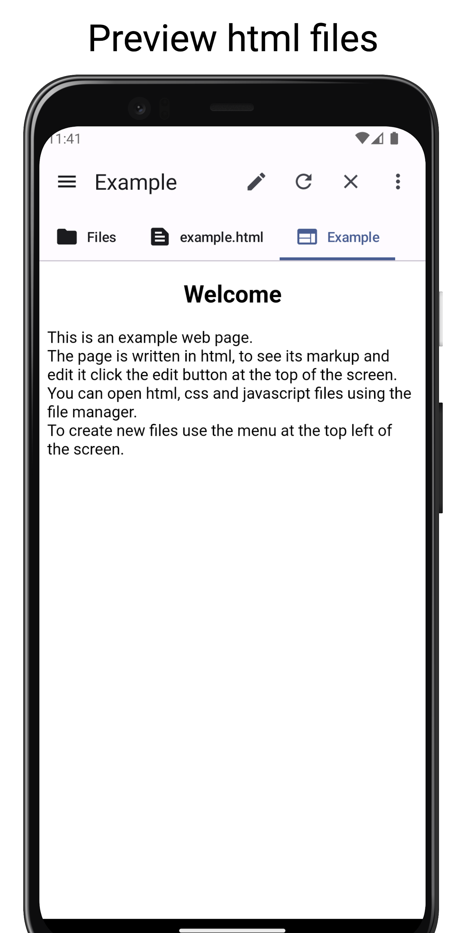 اسکرین شات 4 برنامه WebCode - html, css, js ide