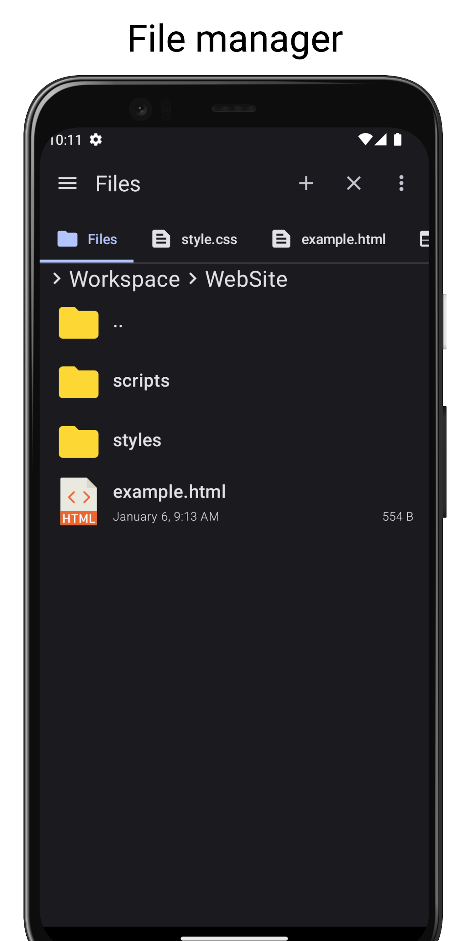 اسکرین شات 8 برنامه WebCode - html, css, js ide