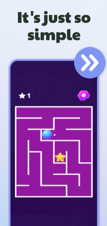 اسکرین شات 1 برنامه Maze Master: The Ball Escape
