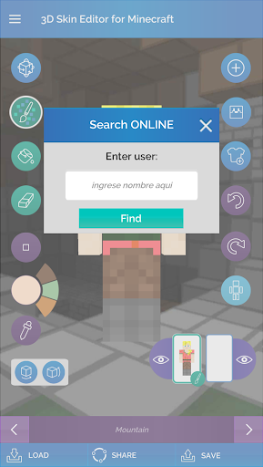 اسکرین شات 7 برنامه QB9's 3D Skin Editor for Minecraft