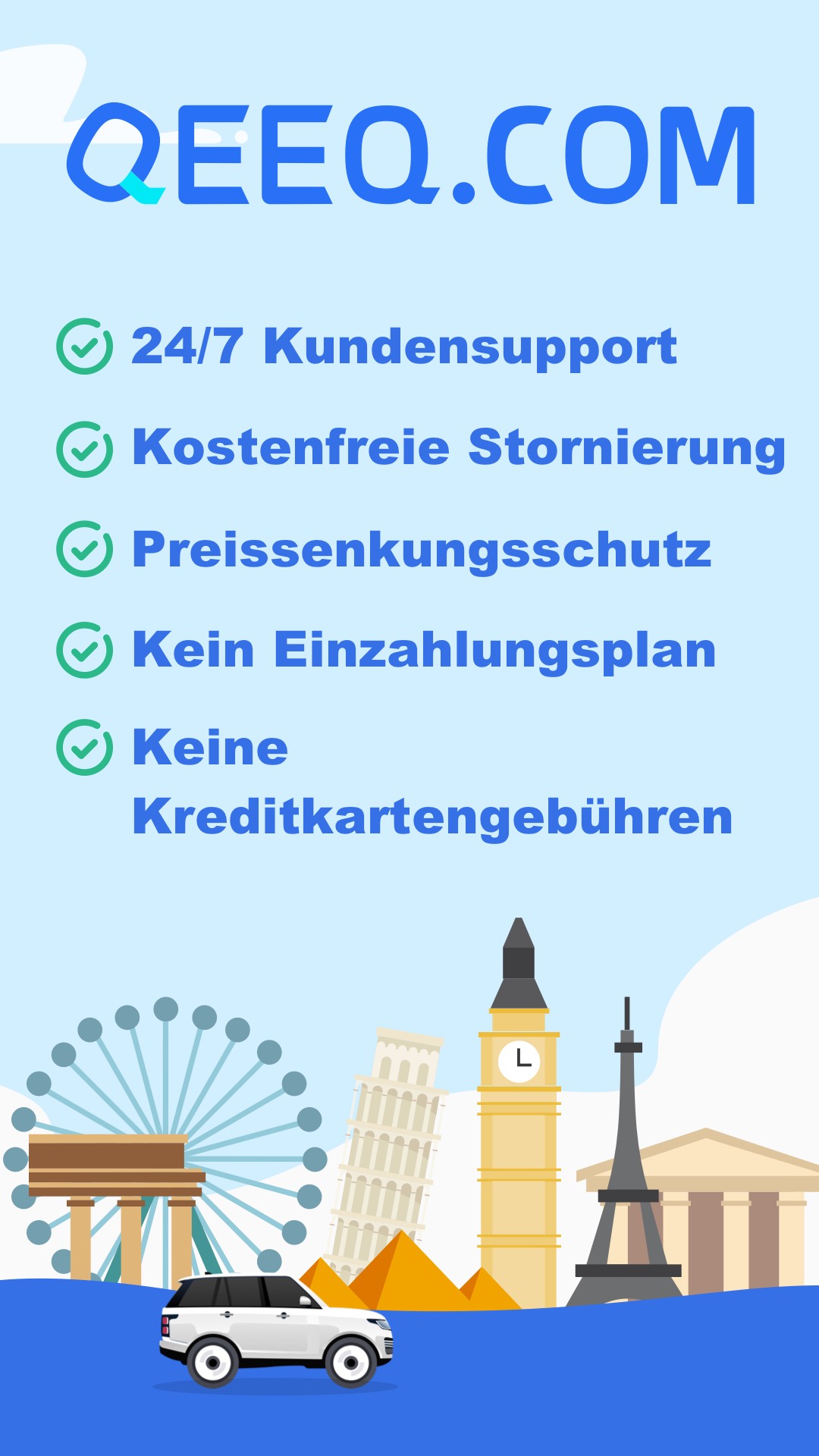 اسکرین شات 6 برنامه QEEQ Autovermietung