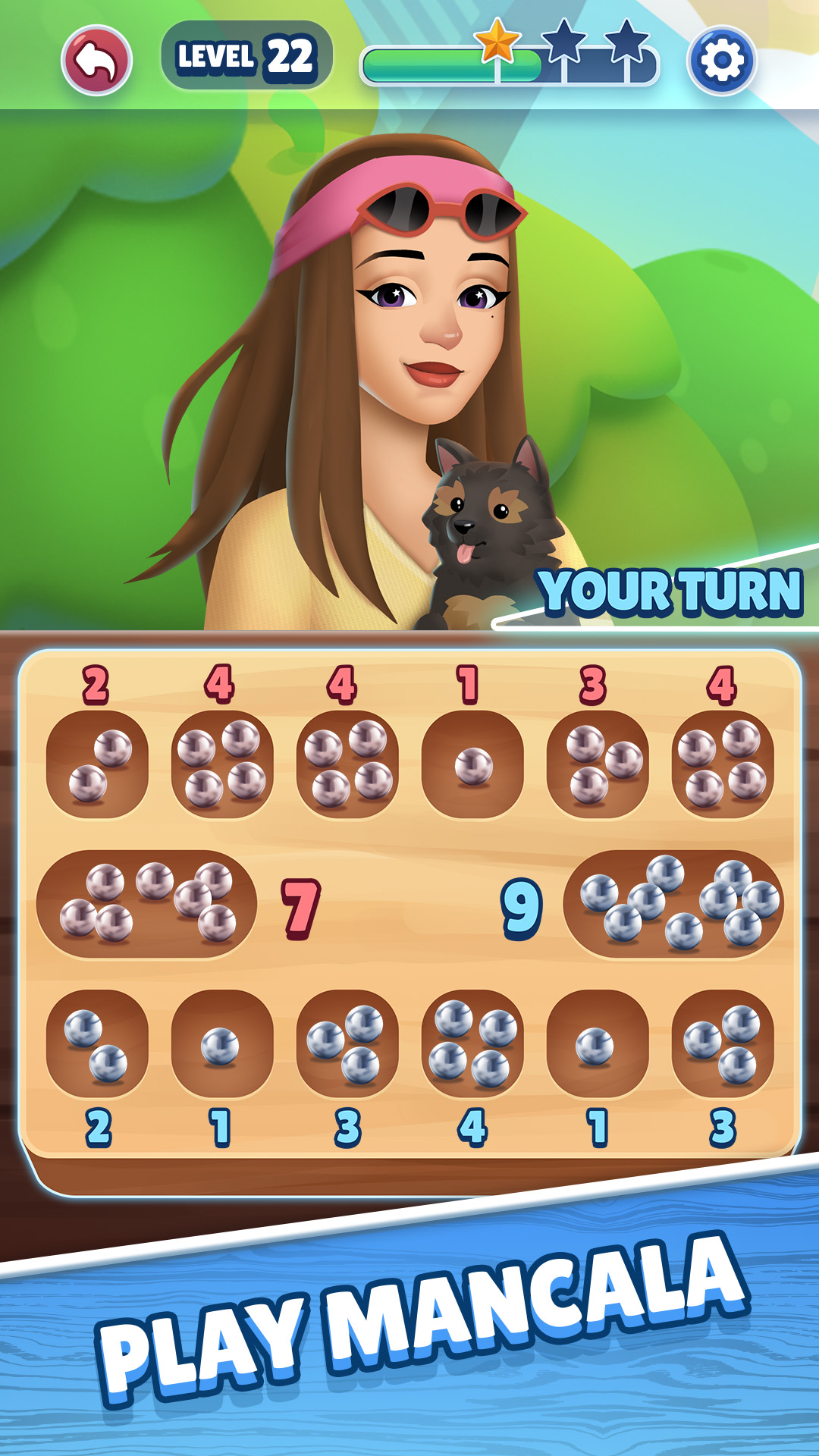 اسکرین شات 1 بازی Mancala Adventures™ Board Game