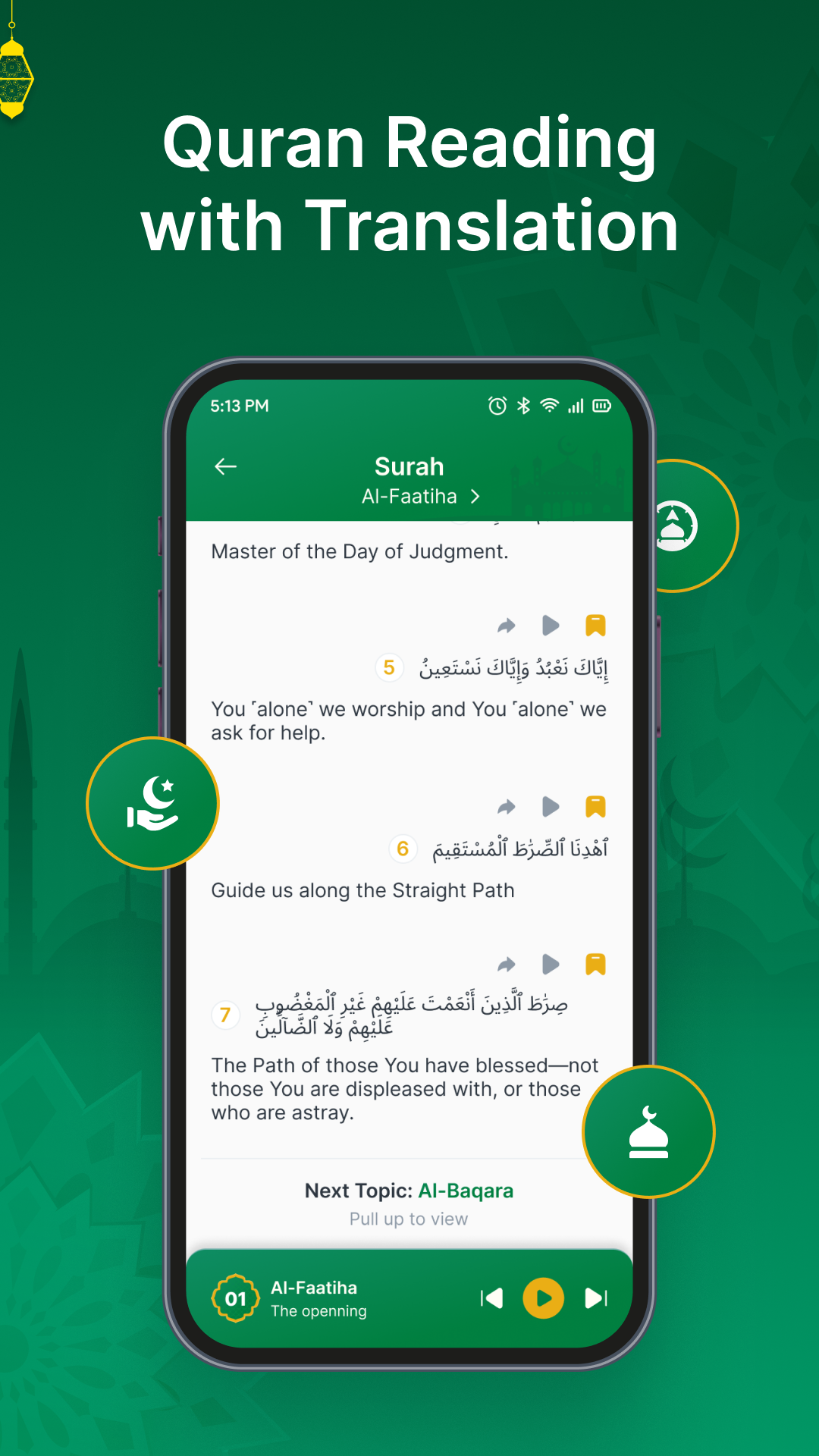 اسکرین شات 3 برنامه Muslim Prayer - Quran Compass