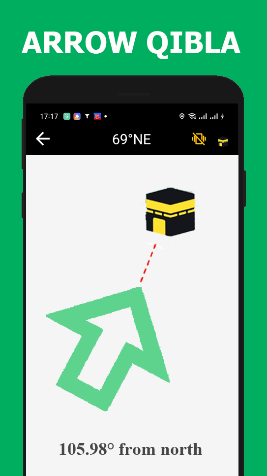 اسکرین شات 4 برنامه Qibla Finder - Qibla Direction