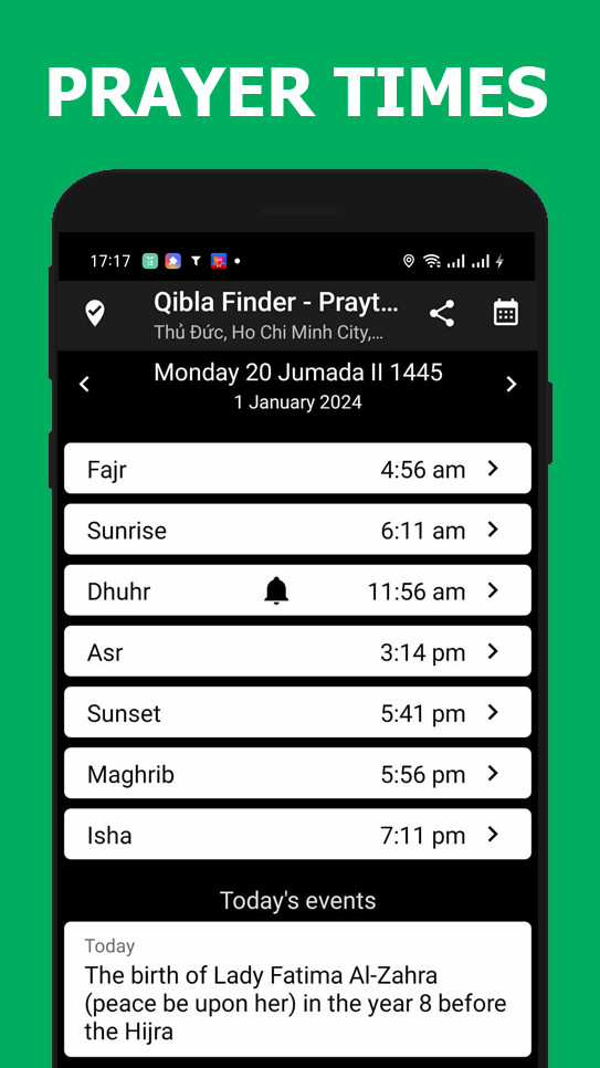 اسکرین شات 2 برنامه Qibla Finder - Qibla Direction