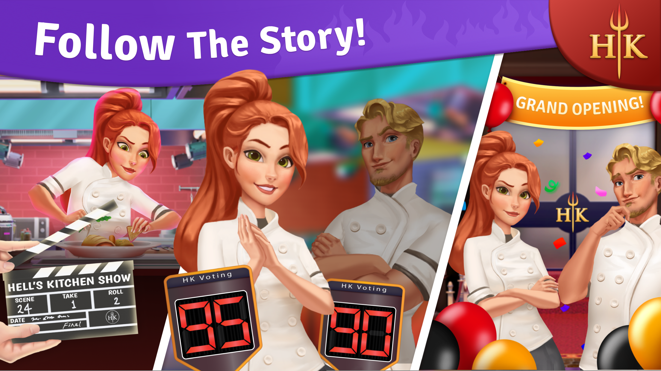 اسکرین شات 5 بازی Hell's Kitchen: Match & Design