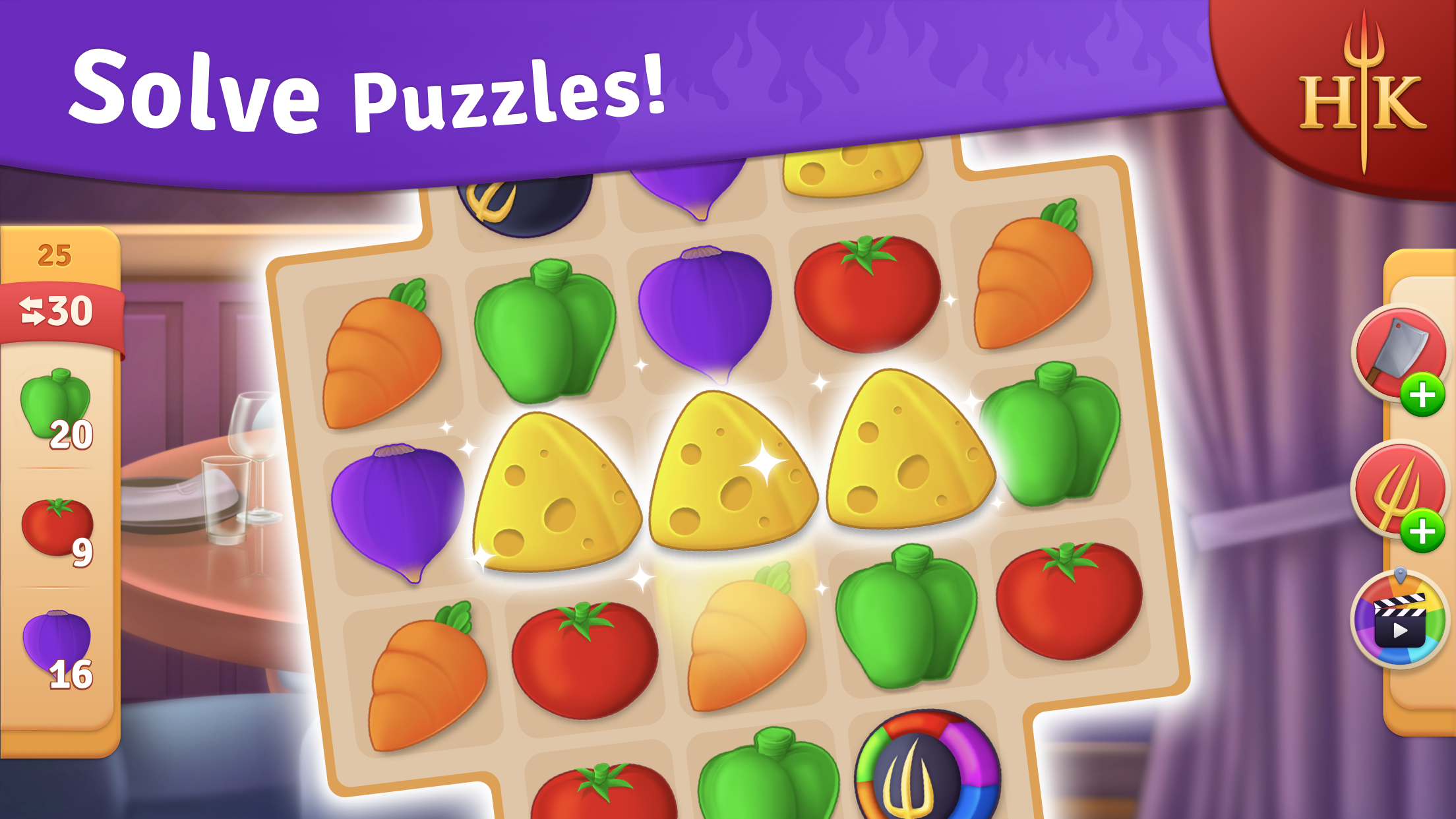 اسکرین شات 3 بازی Hell's Kitchen: Match & Design