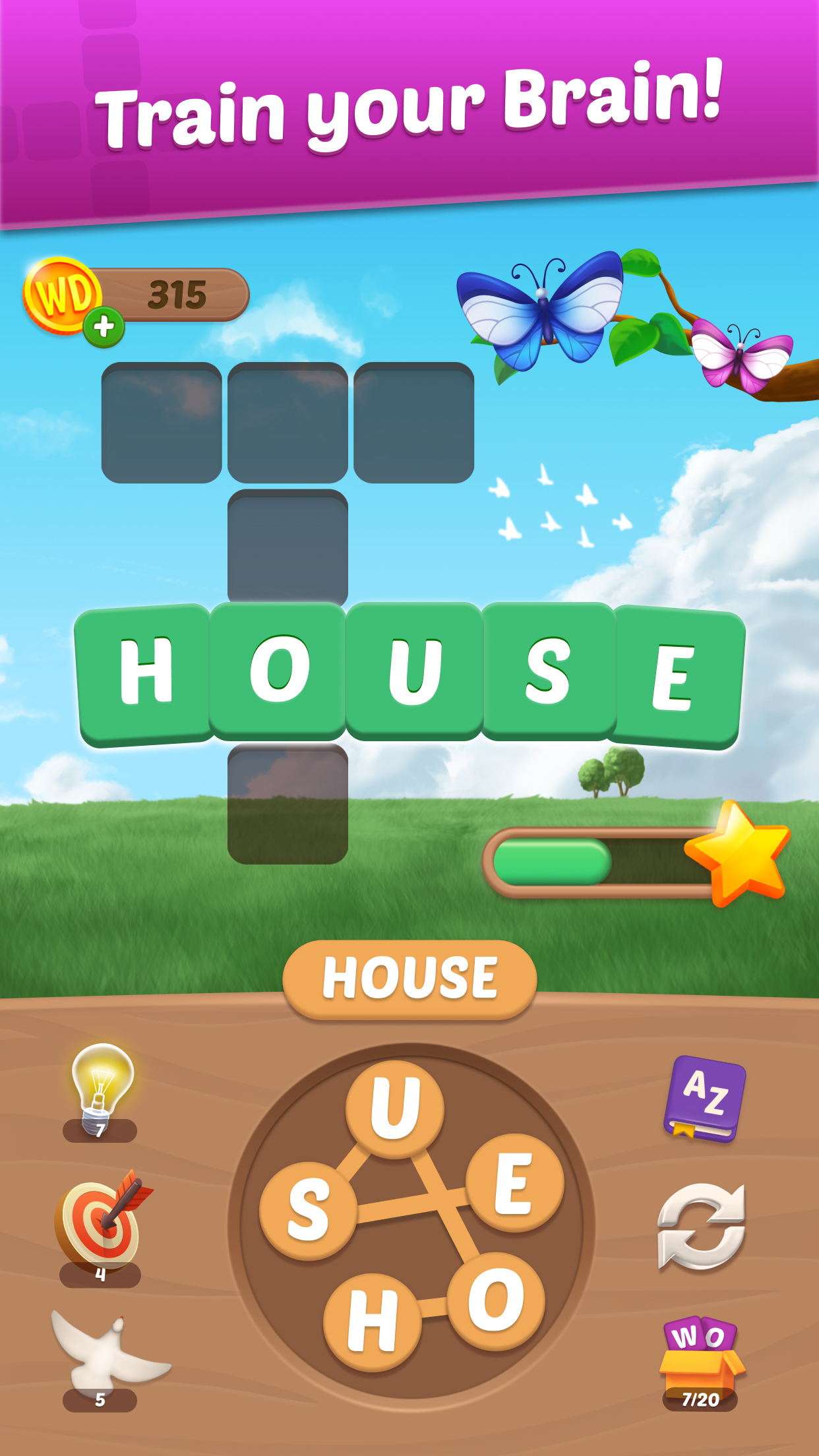اسکرین شات 2 بازی Wordington: Word Hunt & Design
