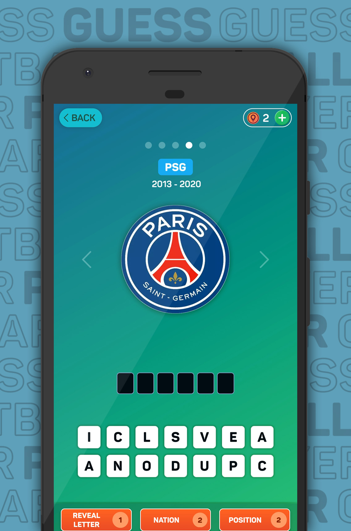 اسکرین شات 1 بازی Guess The Footballer 2023