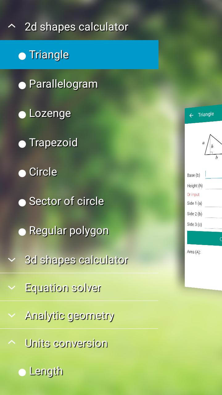 اسکرین شات 2 برنامه Math Formulas - Offline