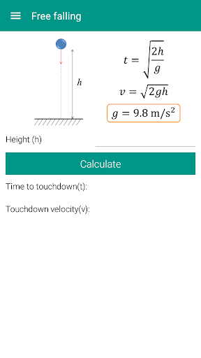 اسکرین شات 3 برنامه Physics Formulas