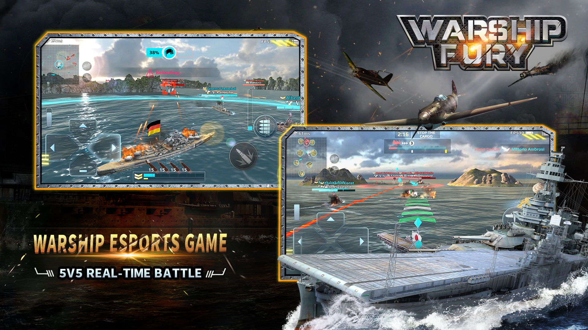 اسکرین شات 2 بازی Warship Fury