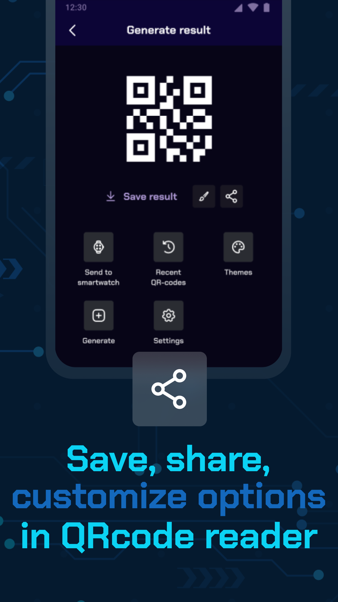اسکرین شات 4 برنامه QR Generator & Barcode Maker
