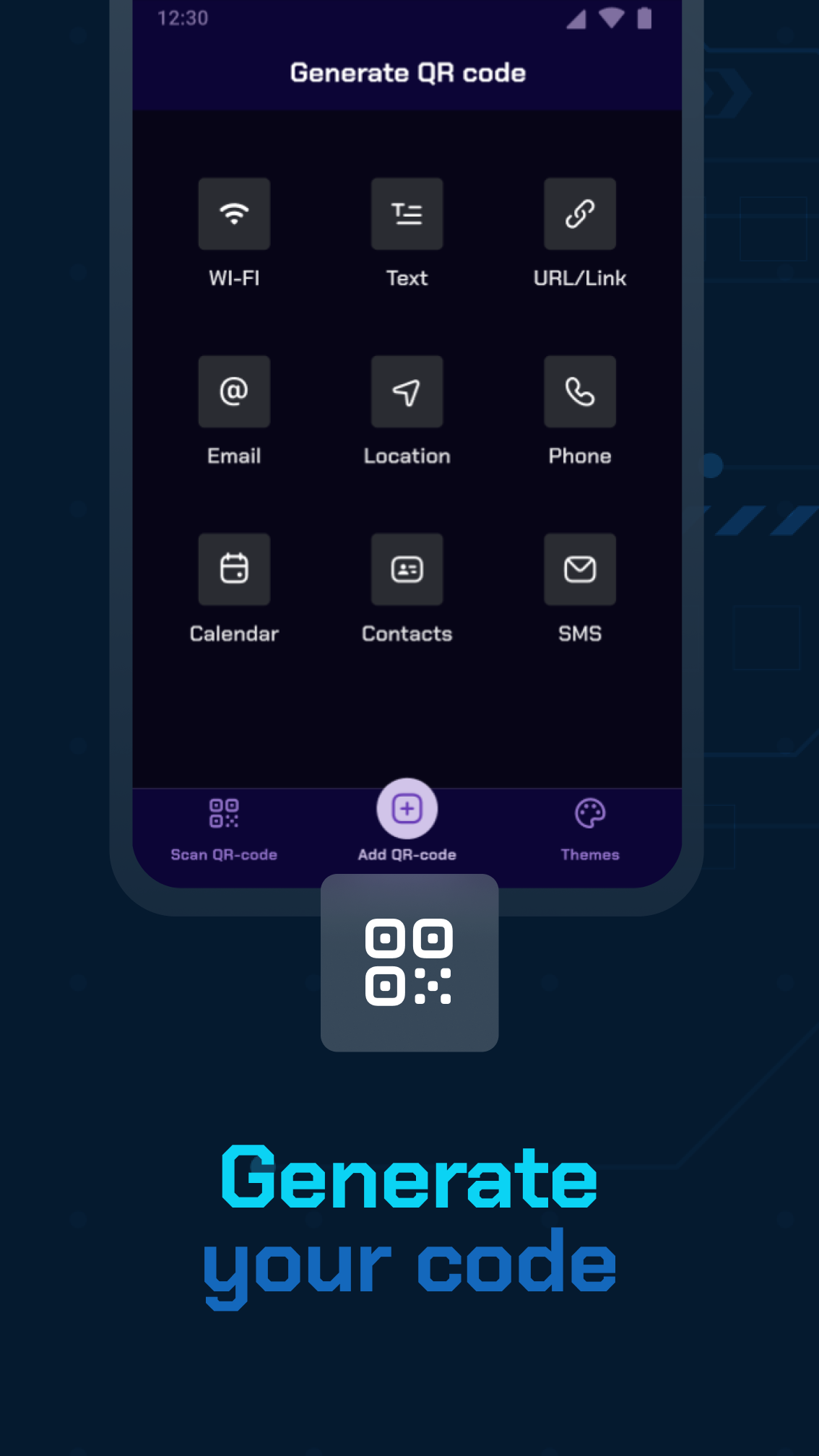 اسکرین شات 2 برنامه QR Generator & Barcode Maker